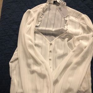 White Intermix Blouse, Never Worn